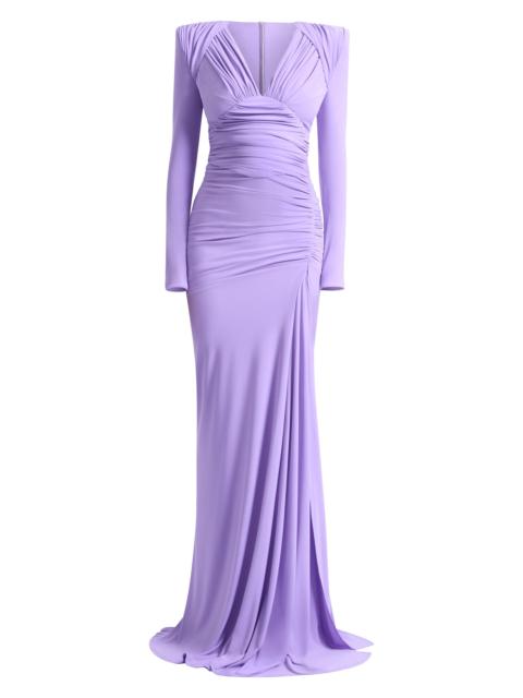 ZHIVAGO Women's We're Not Us Ruched Gown - Lilac