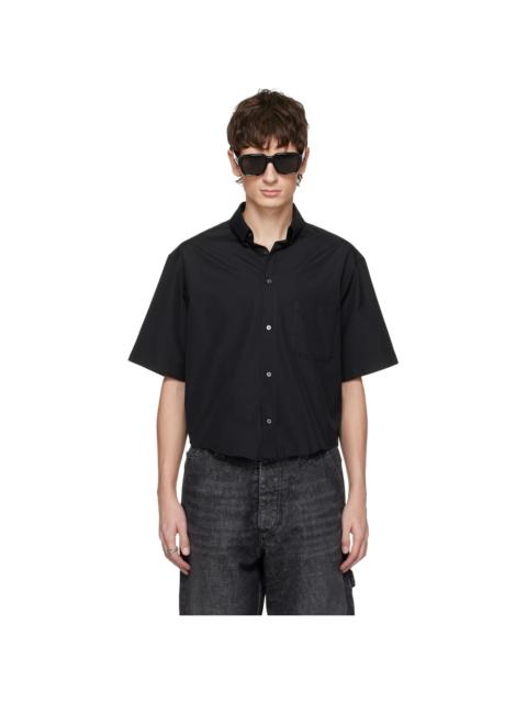 Maison Margiela Black Short-Sleeved Shirt