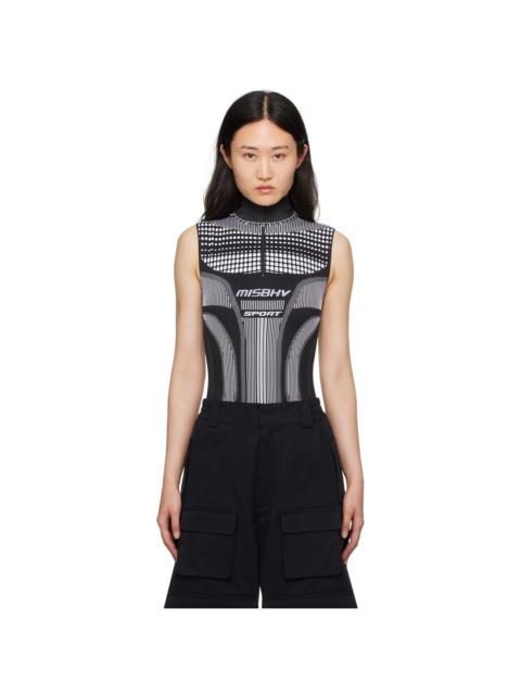 MISBHV Black & White Europa Bodysuit
