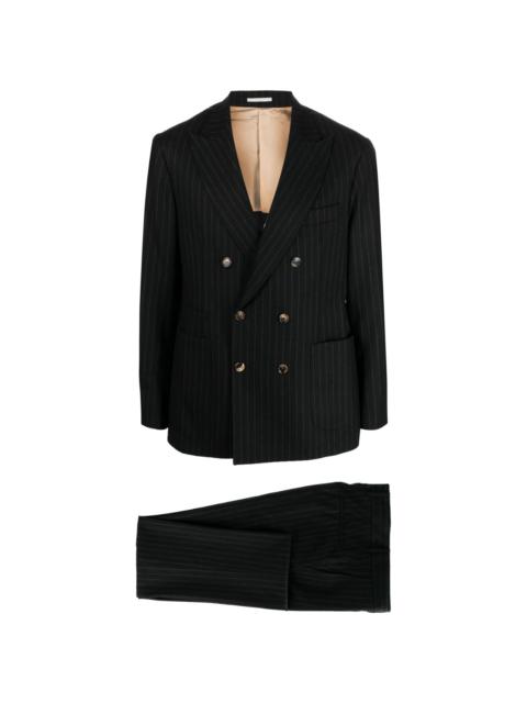 Brunello Cucinelli virgin wool pinstripe suit