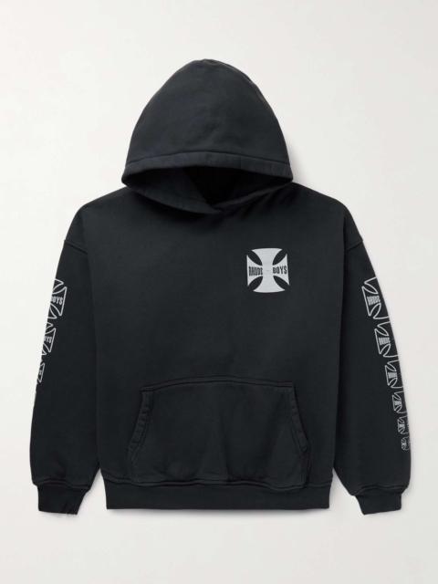 Rhude Logo-Print Cotton-Jersey Hoodie
