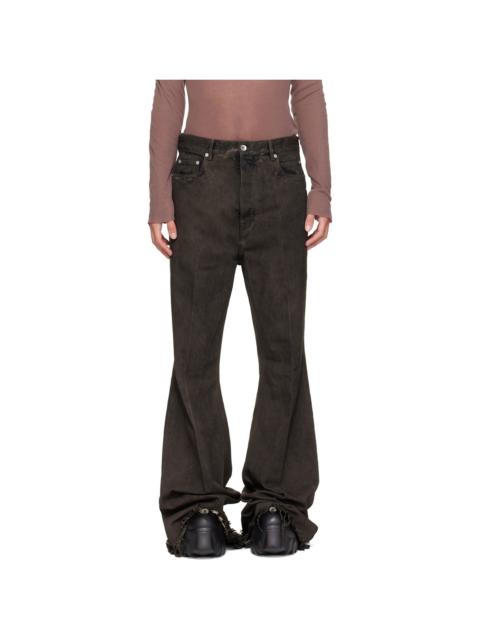 Rick Owens Gray Tower Bolan Bootcut Jeans