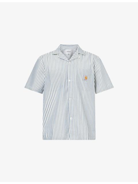 Carhartt WIP Leavel Seersucker Cotton-Blend Shirt