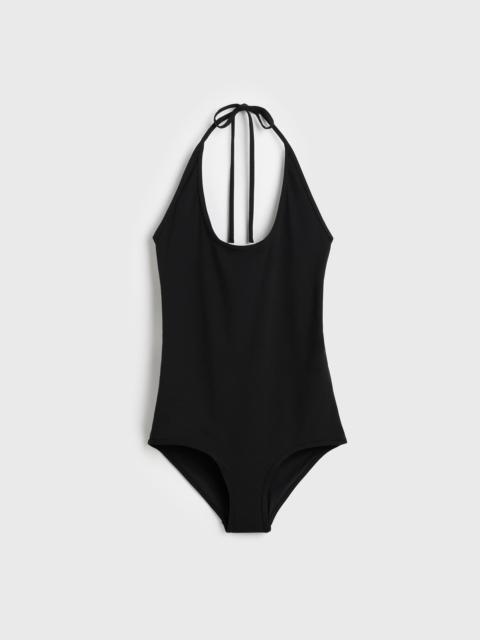 TOTEME Halter tie swimsuit black