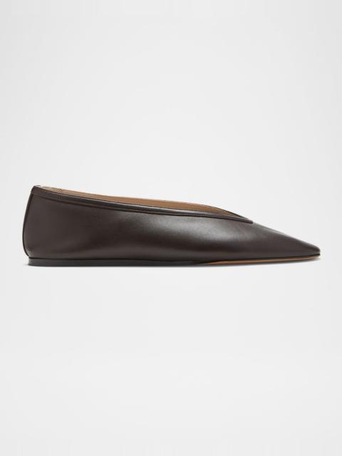 Luna Leather Ballerina Flats