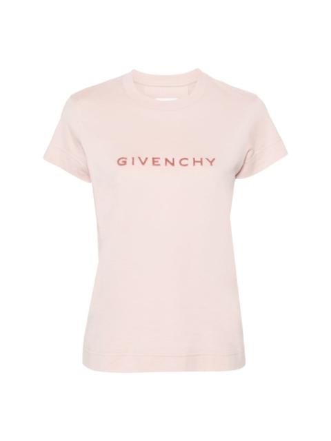 Givenchy flocked-logo T-shirt