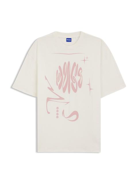 LOGO-ARTWORK T-SHIRT IN COTTON JERSEY