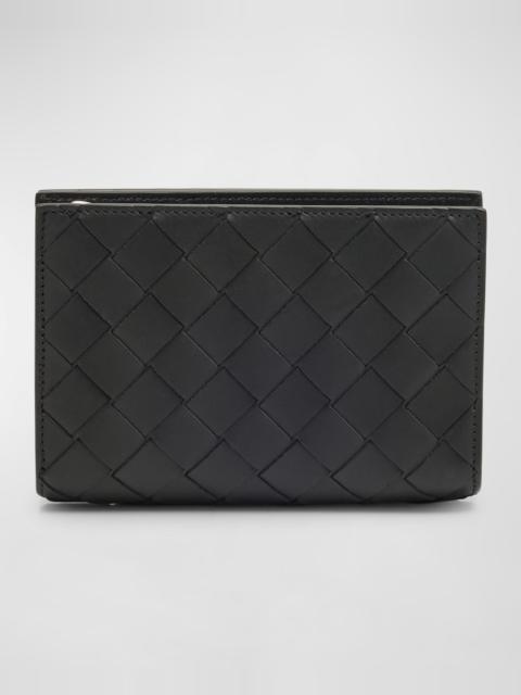 Bottega Veneta Men's Intrecciato 15 Bifold Card Case