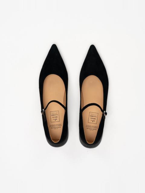 Maison MIHARAYASUHIRO "JANE" Suede Strap Pointed Shoes