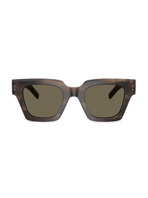 Dolce & Gabbana Women's 48MM Square Sunglasses - Green Havana