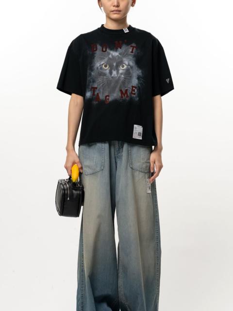 Maison MIHARAYASUHIRO Cat Printed T-shirt
