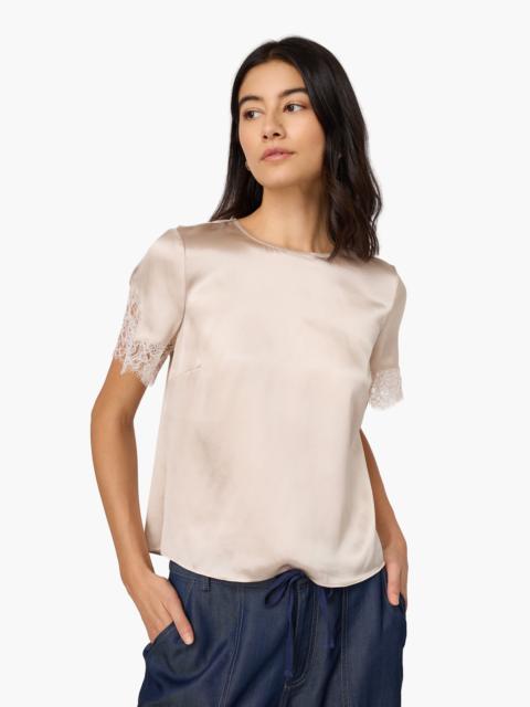CAMI NYC MARGUERITE SILK TOP OAT