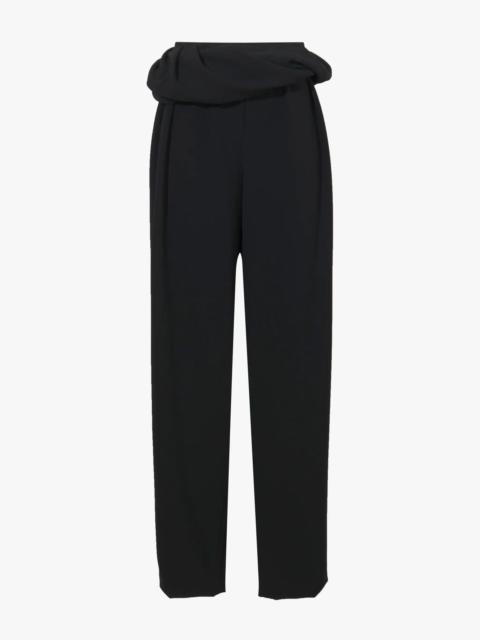 Proenza Schouler Matte Viscose Crepe Roll Waist Pants
