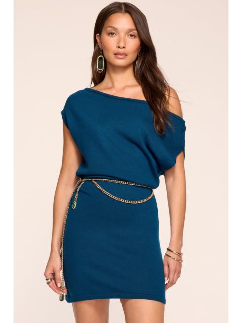 RAMY BROOK Chet Off-The-Shoulder Sweater Mini Dress