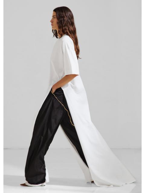 DARKPARK Darkpark Gia Oversized Long Tee With Splits - White