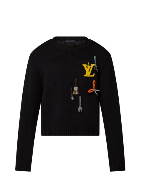 Louis Vuitton LV Tools Embroidered Crewneck