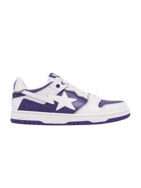 A BATHING APE® Wmns Sk8 Sta #1 'Faux Ostrich Leather Pack - Purple'
