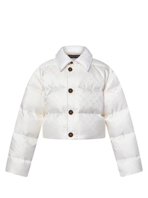 Louis Vuitton Cropped Monogram Puffer Jacket