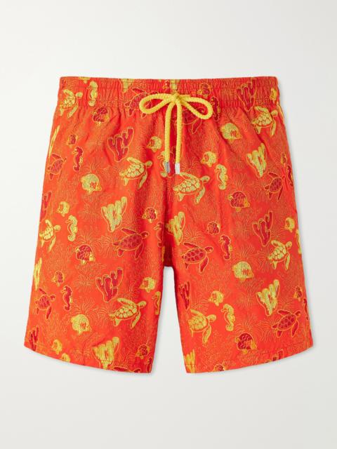 Vilebrequin Mistral Embroidered Straight-Leg Swim Shorts