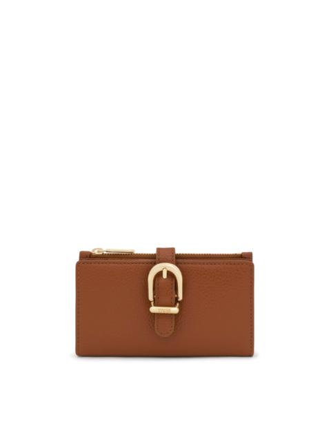 TOUS Camel-colored leather Card wallet TOUS Buckles