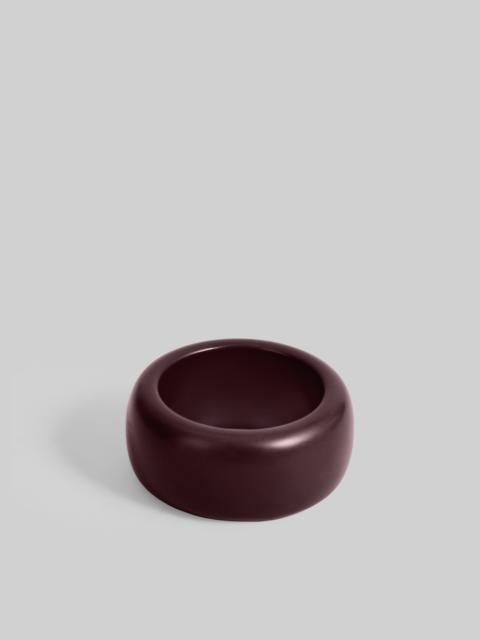 The Frankie Shop TFS Matte Bangle - Burgundy
