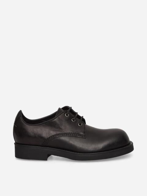 Leather Derby Shoes Black