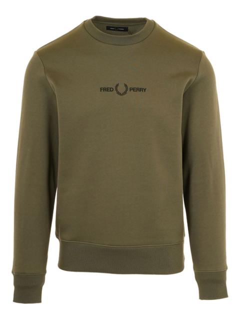 Fred Perry logo crew-neck sweater