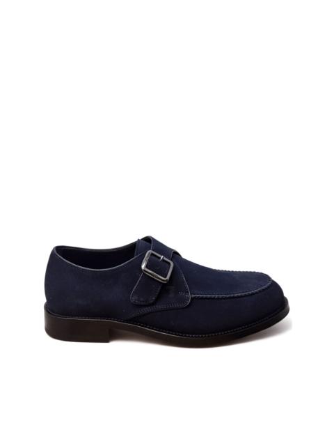 Tod's buckle suede monk shoes