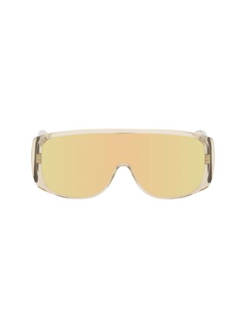 MM6 Maison Margiela Off-White Mask Sunglasses