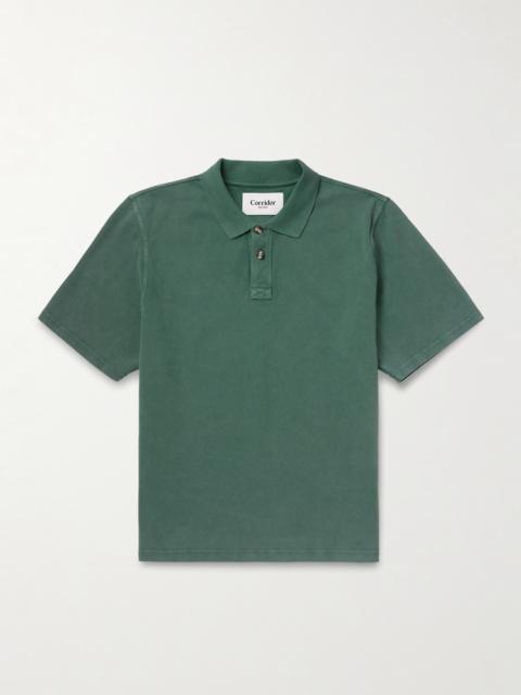 Corridor Garment-Dyed Cotton-Piqué Polo Shirt