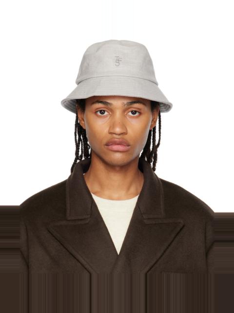 The Frankie Shop Gray Frankie Bucket Hat