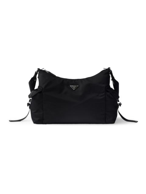 Prada Men's Explore Re-Nylon and Leather Bag - Black