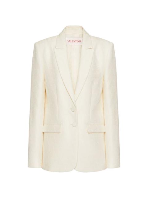 Valentino Toile Iconographe single-breasted blazer