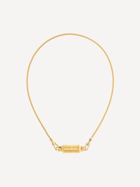 MARIE LICHTENBERG 18ct Gold Baby Star Locket Necklace