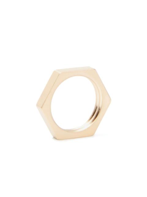 polished geometric ring