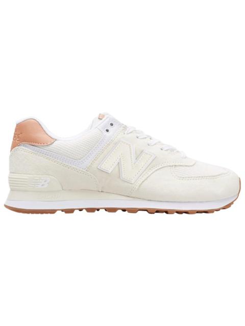 New Balance 574 Ecru Tint White Mahogany