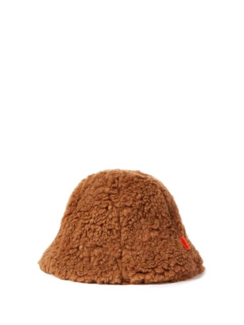 SUNNEI PANEL BUCKET HAT / teddy / chestnut