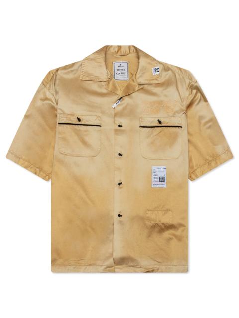 Maison MIHARAYASUHIRO BOWLING S/S SHIRT - YELLOW