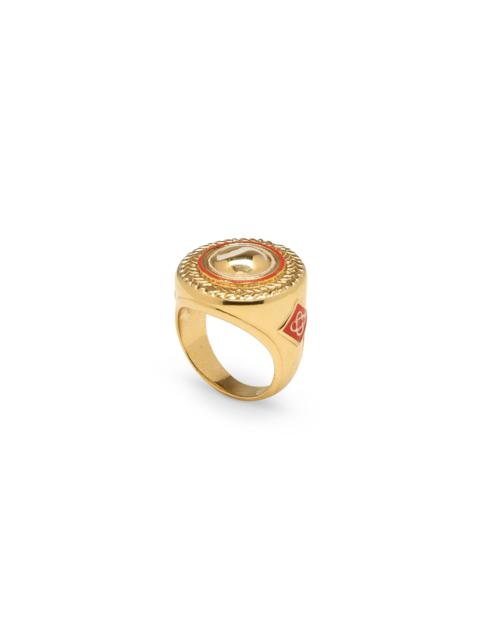 CASABLANCA Sports Medallion Ring | Casablanca Paris