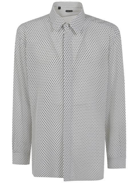 TOM FORD Shirt Fluid Fit "Diamond Print"