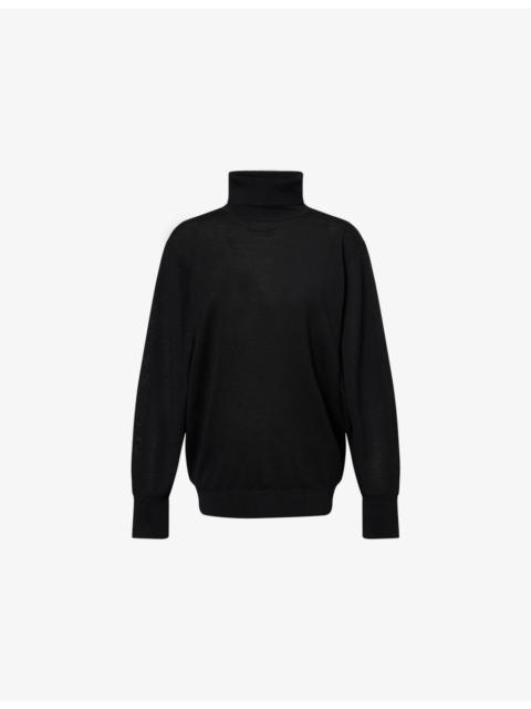 TOTEME Turtleneck Relaxed-Fit Wool Jumper