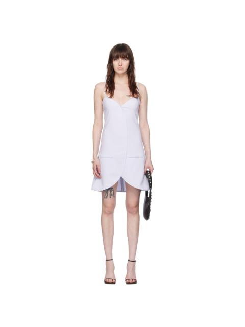 courrèges Blue Ellipse Minidress