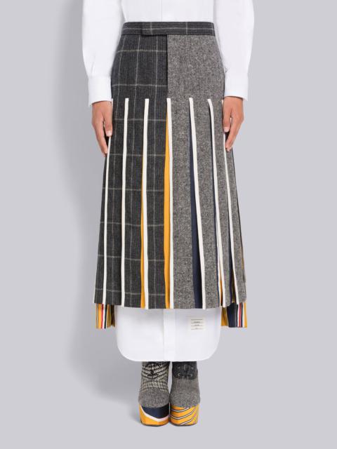 Thom Browne pleated midi skirt