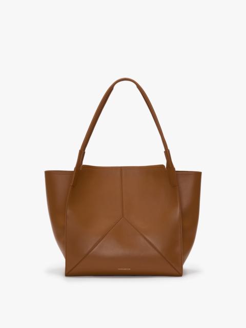 Victoria Beckham Victoria Tote Bag Large In Tan Leather