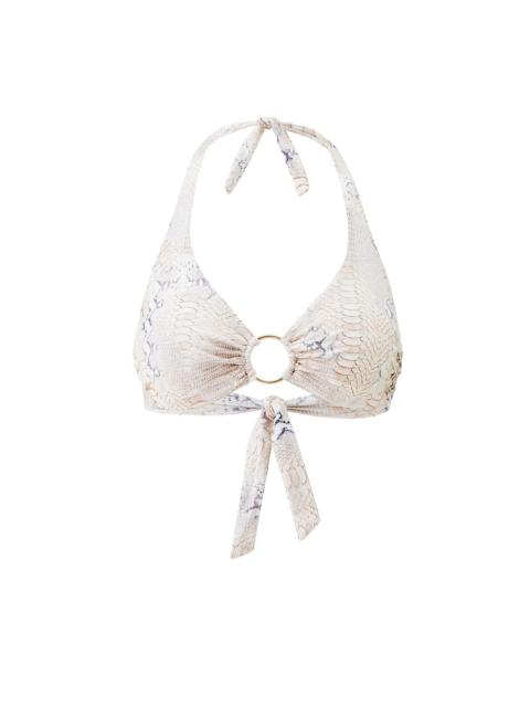 MELISSA ODABASH BRUSSELS LIZARD BIKINI TOP