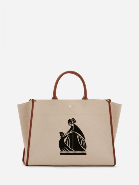 Lanvin PRINTED CANVAS IN&OUT BAG MM