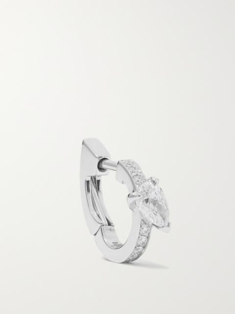 REPOSSI Harvest 18-karat white gold diamond single earring Silver