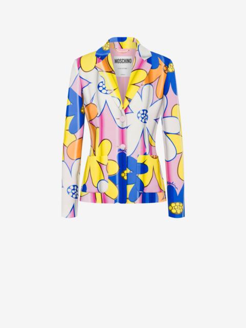 Moschino ALL-OVER FLOWERS CADY JACKET