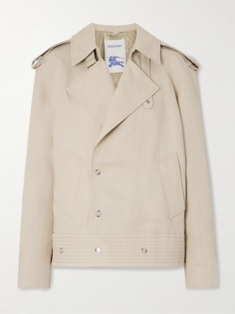 Burberry Canvas Trench Coat