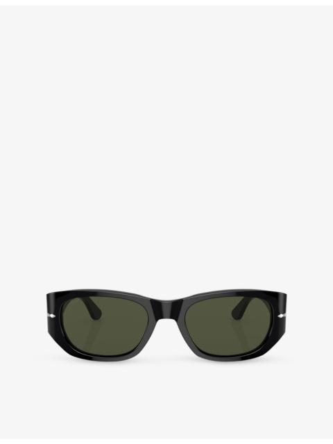 Persol PO3307S Pillow-Frame Acetate Sunglasses